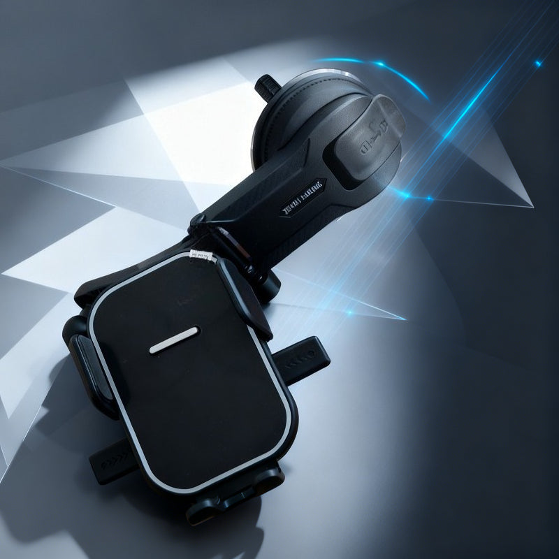 car mounted waterfall style phone holder a powerful suction
