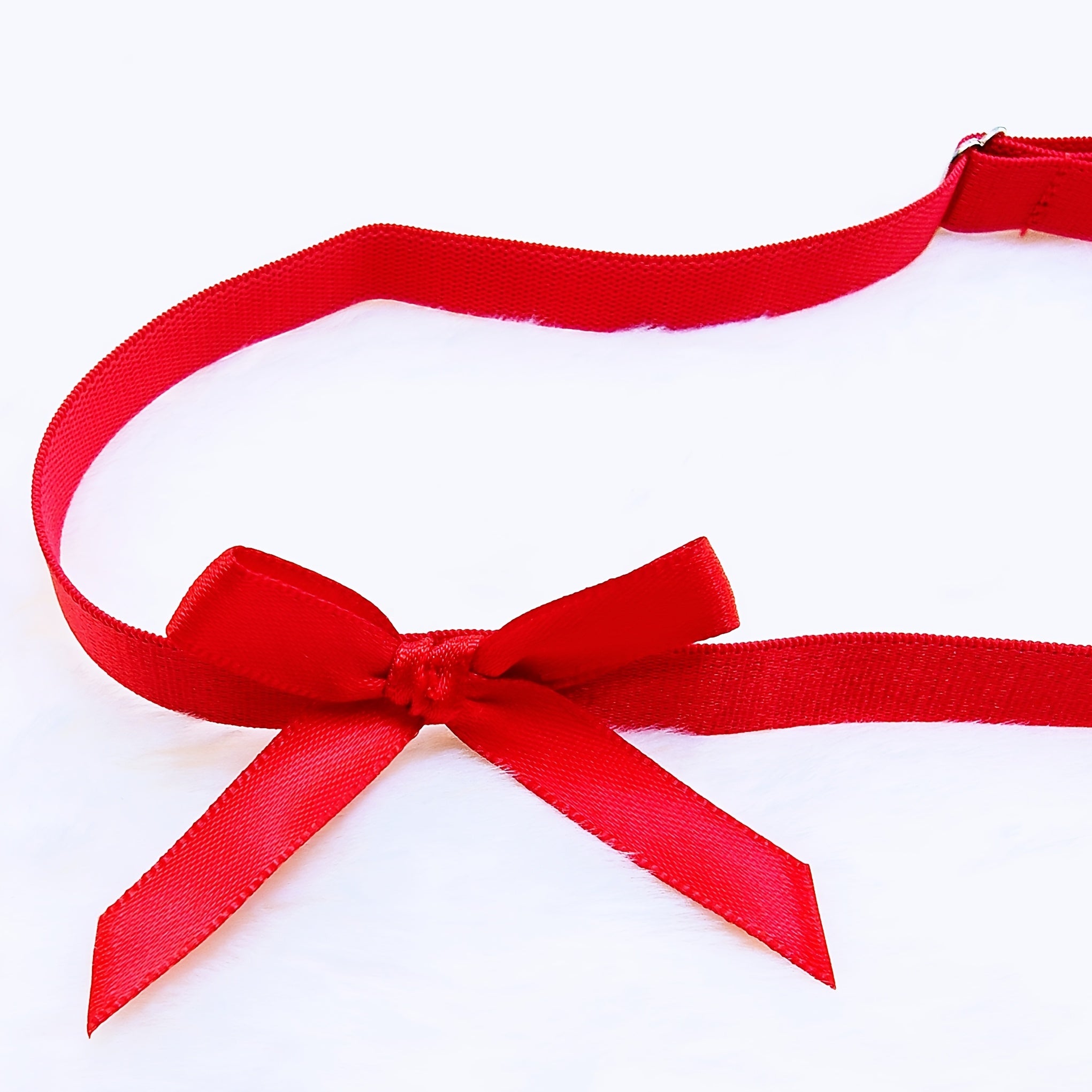 two adjustable red bow elastic   a versatile accessory