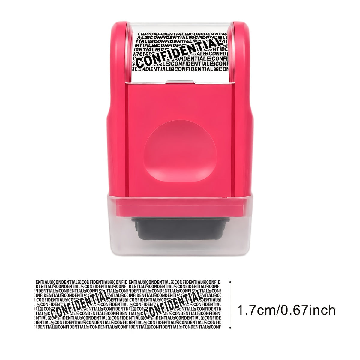 1pc   roller stamp confidential data defender