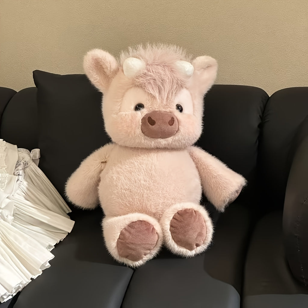 40cm 15 74in kawaii highland cow stuffed animal soft plush
