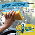 captain clear window   large super absorbent anti