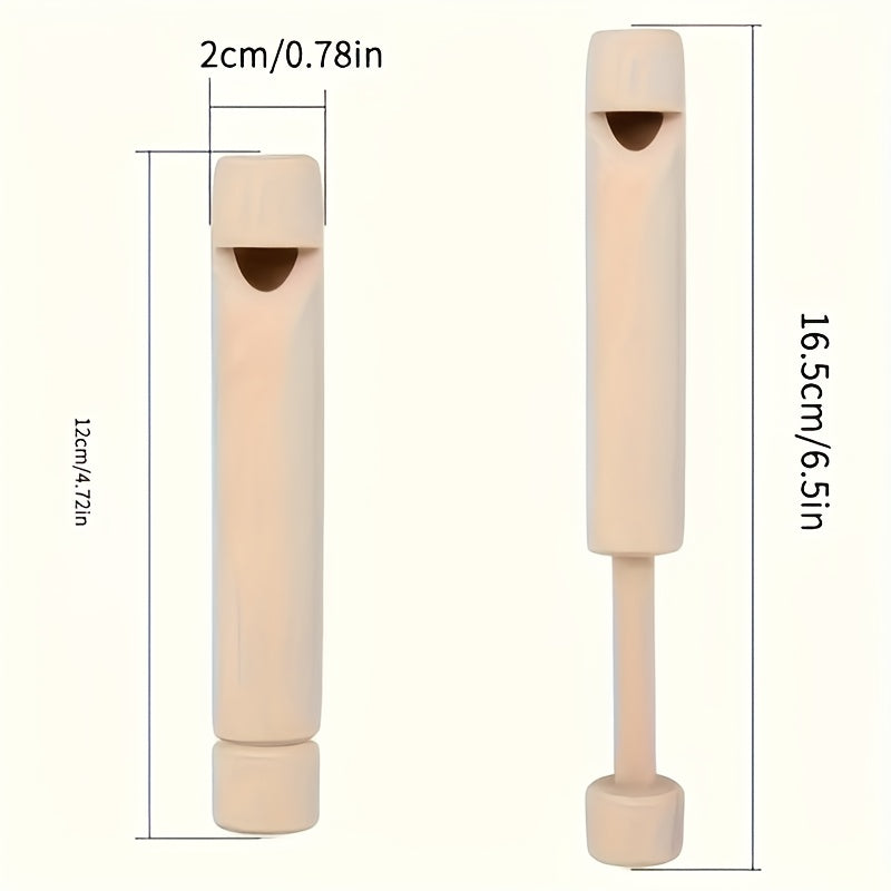 handcrafted   tube a handheld solid wood instrument