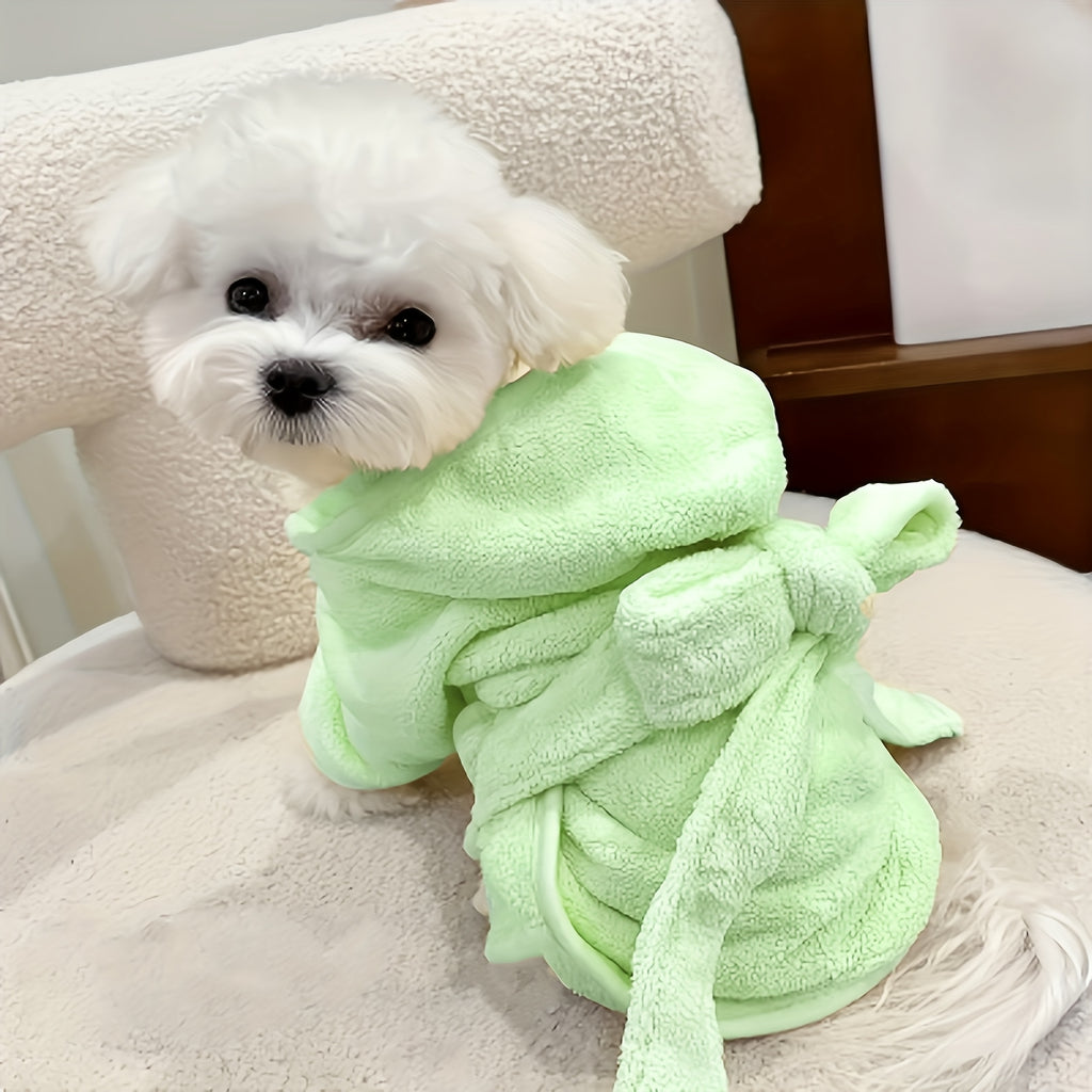 ultra absorbent   bathrobe small dogs cats animals