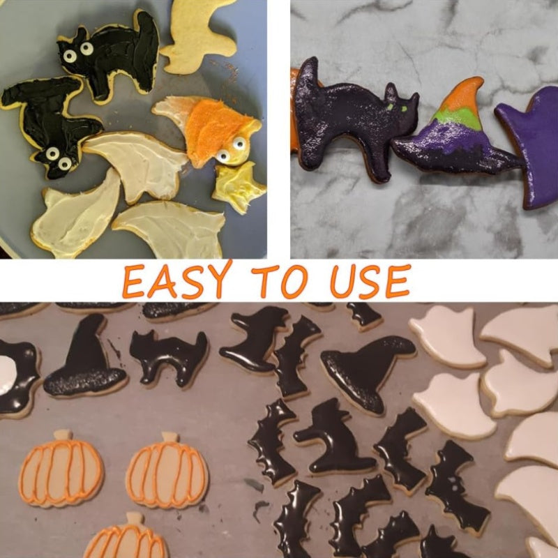 a set 12 luxurious cookie cutters halloween in autumn