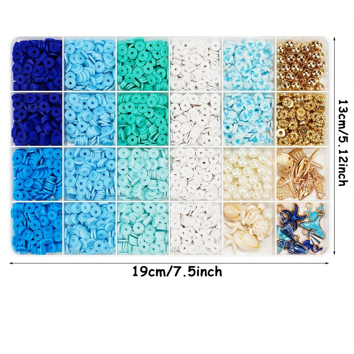 1760pcs clay beads bracelets clay beads bracelet making kit