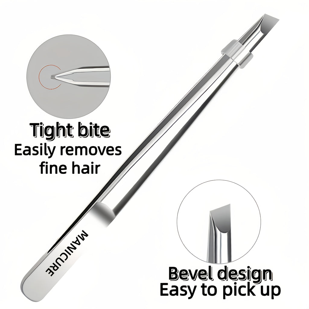 high quality stainless steel tweezers eyebrows beard multi