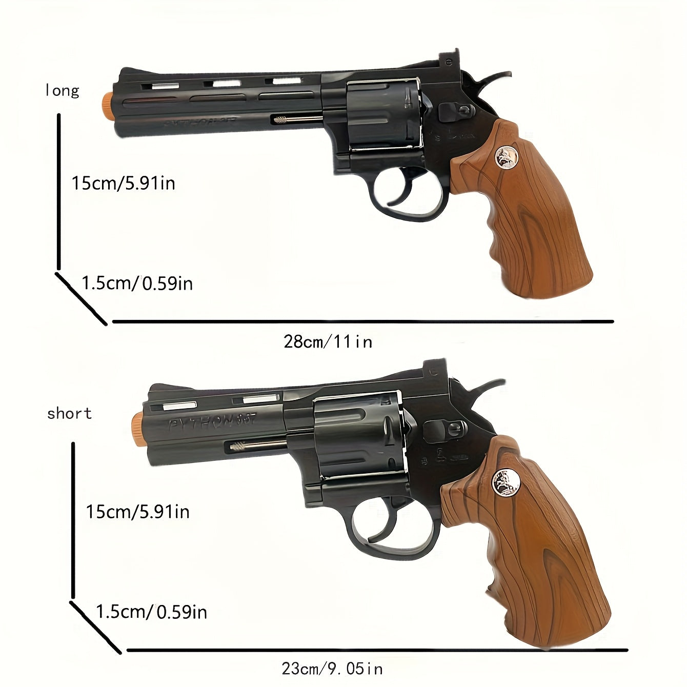 manual   soft   toy gun zp5 model 357