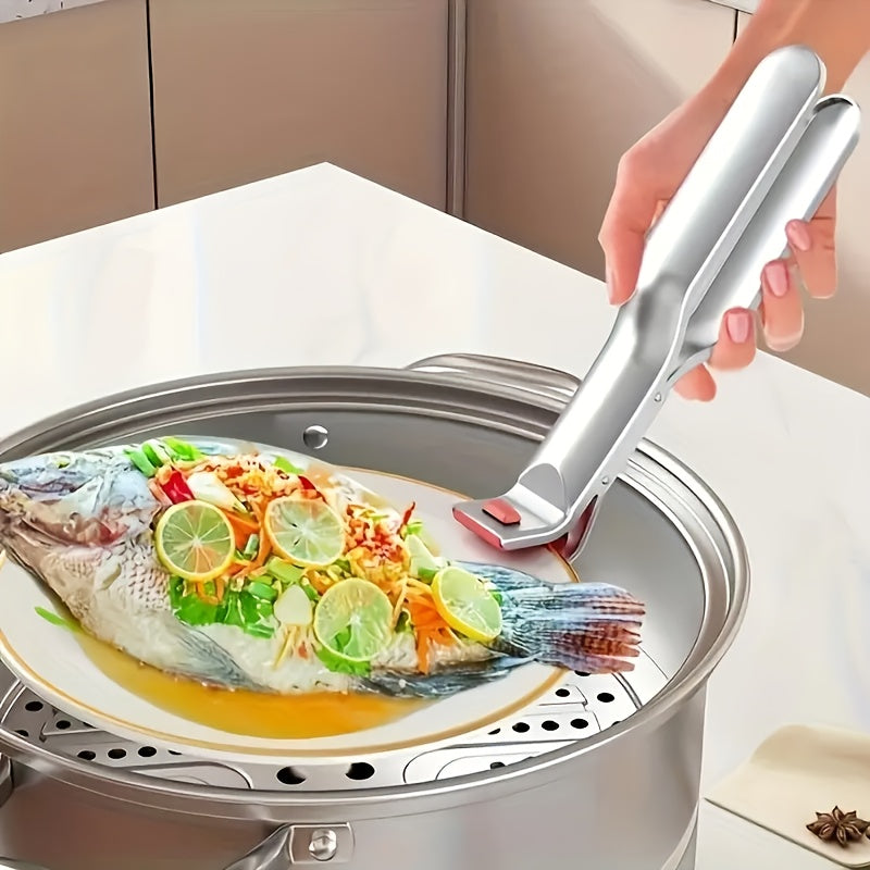 stainless steel anti scalding clip kitchen bowl lifter