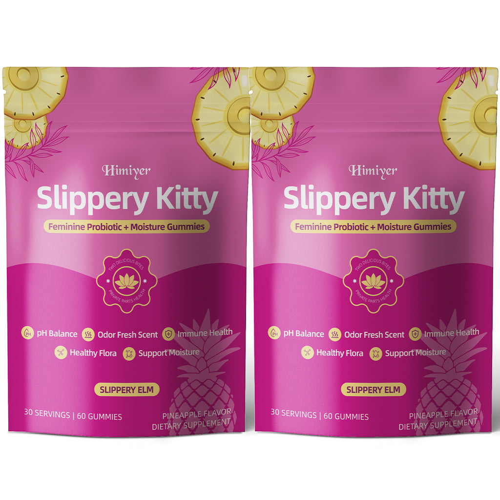 2026 new womens probiotic gummies slippery elm ph balance