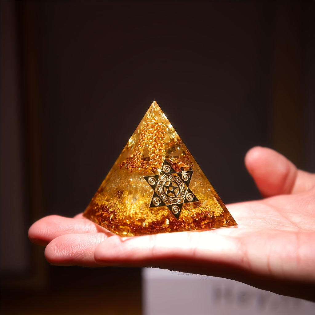 citrine wealth energy pyramid attracts   good