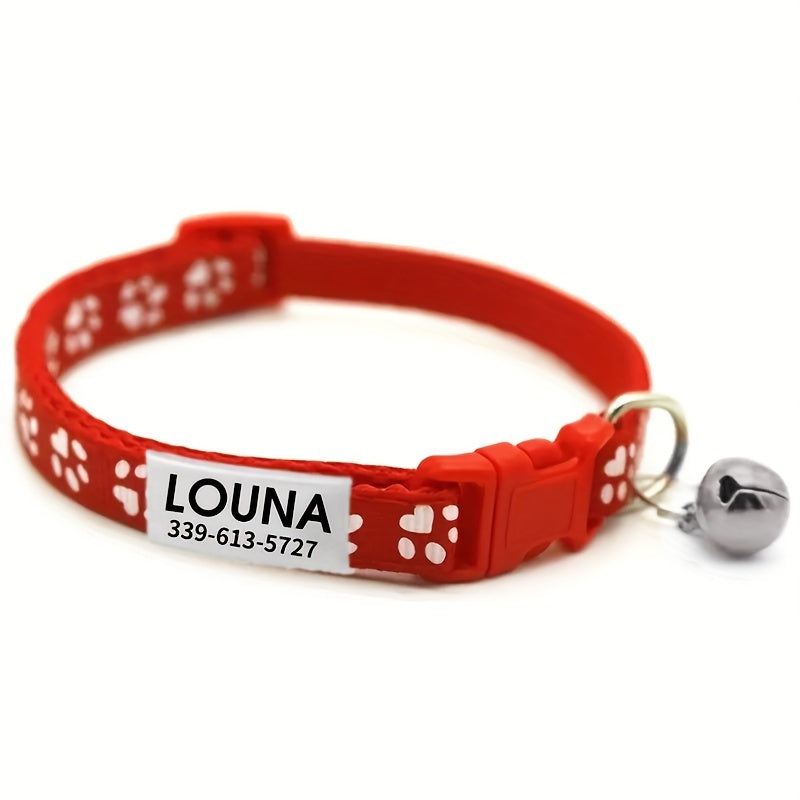 custom product adjustable personalized colorful collar dogs