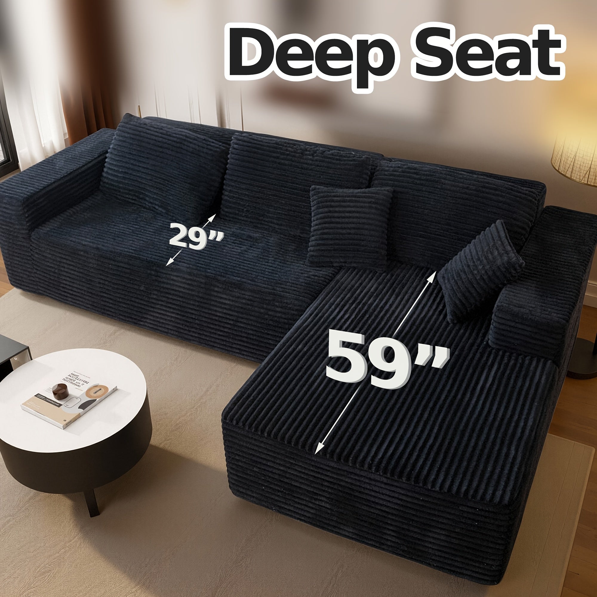 sectional sofas living room oversized l shaped cloud couch