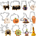 a set 12 luxurious cookie cutters halloween in autumn