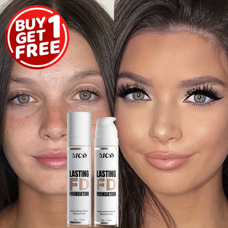 2pcs liquid foundation   coverage concealer
