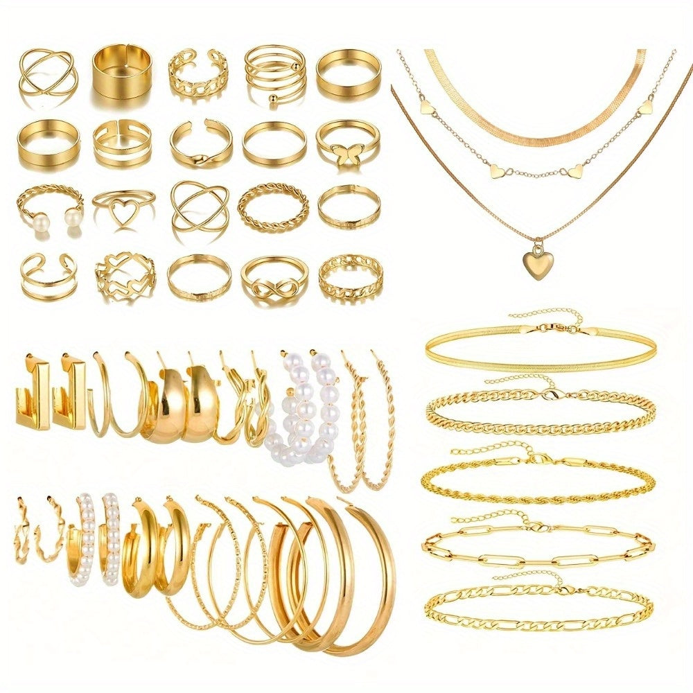 35 54 58 68pcs set elegant retro style   heart