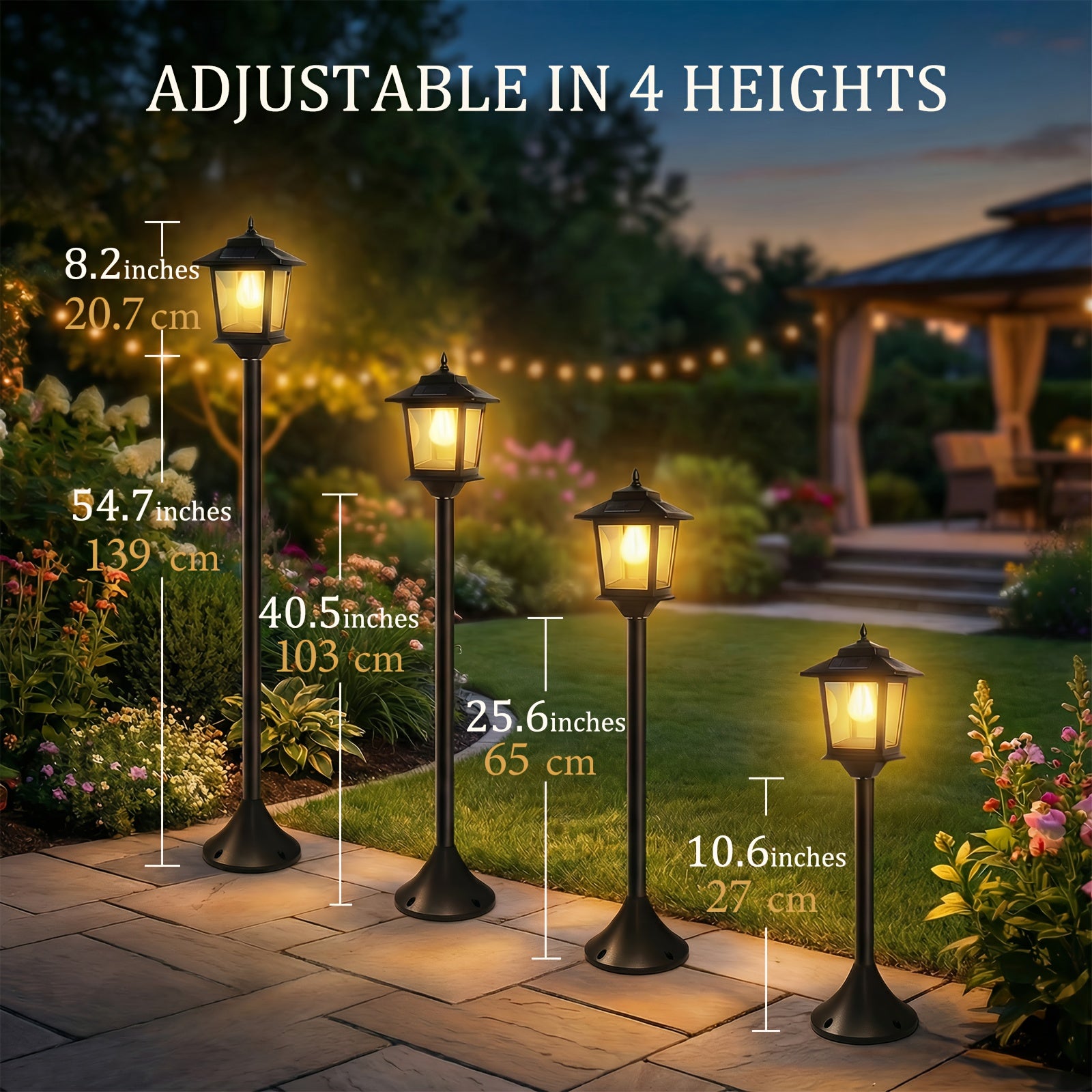 solar lamp post light 2pcs solar lamp post light 63 aluminum