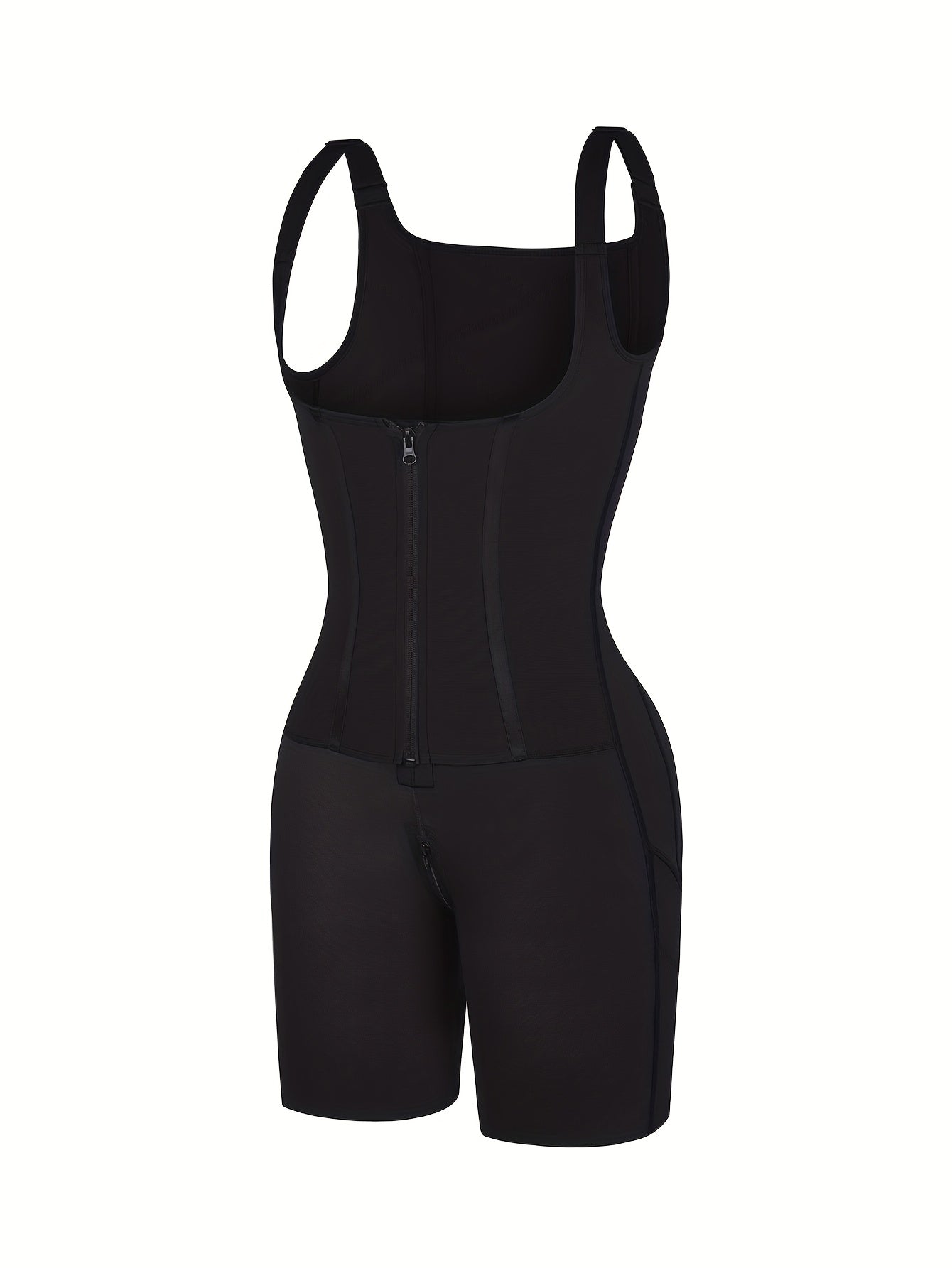 women 2in 1 adjust hooks abdomen trimmer control shapewear