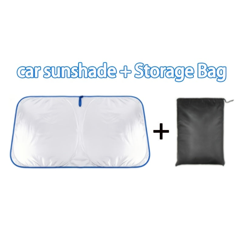 car universal windshield sunshade sunshade storage bag