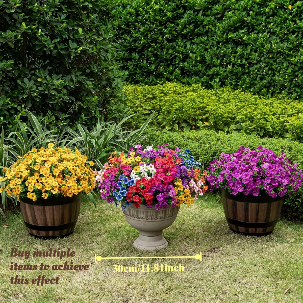 108 flowers 36 valentines   artificial eucalyptus