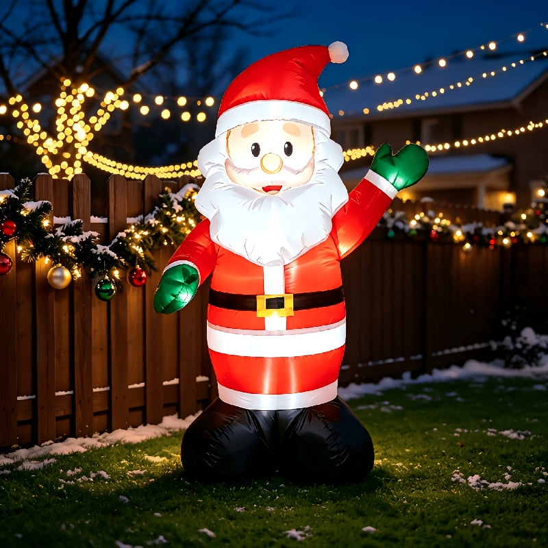 an inflatable outdoor christmas decoration an inflatable