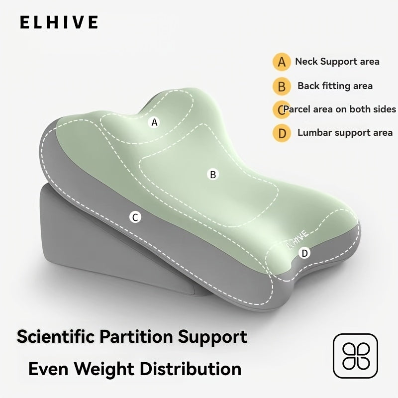 ergonomic bed wedge pillow adjustable memory foam backrest