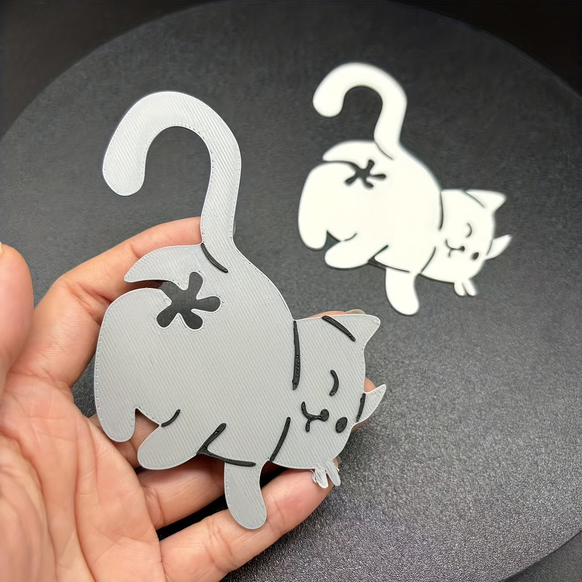 1pc 3d printed cat   bread clip 3d printed