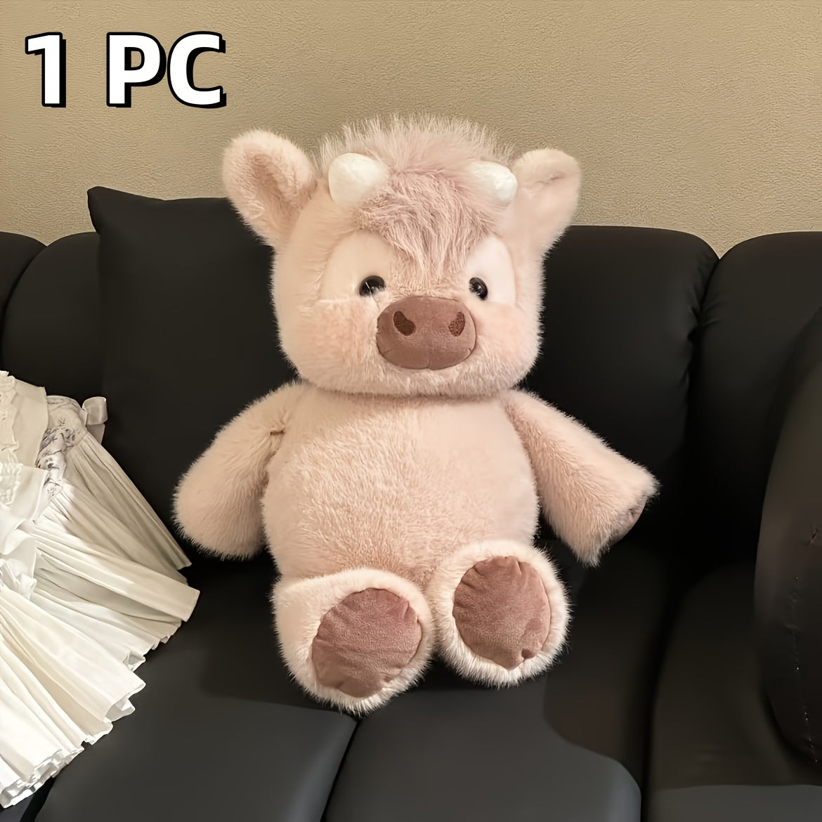 40cm 15 74in kawaii highland cow stuffed animal soft plush