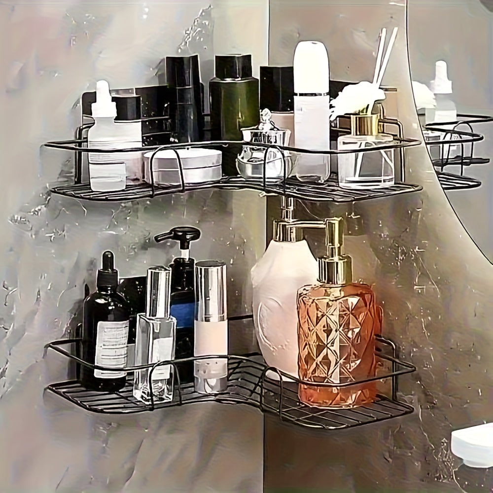 rust resistant corner shower rack a wall mounted bathroom