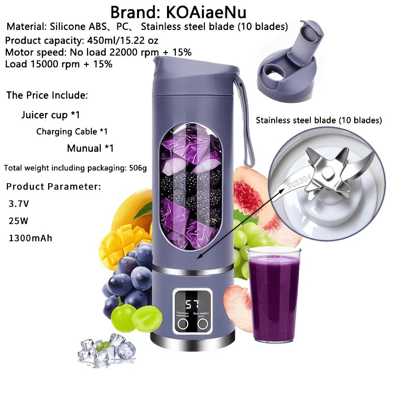 2026 new model blender usb rechargeable portable mixer