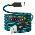 type c charger fast charging usb type c cable braided super