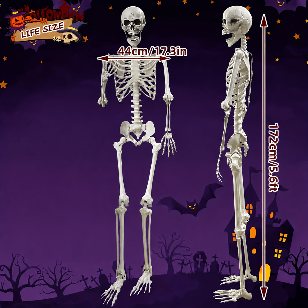 realistic outdoor wall mounted skeleton statue