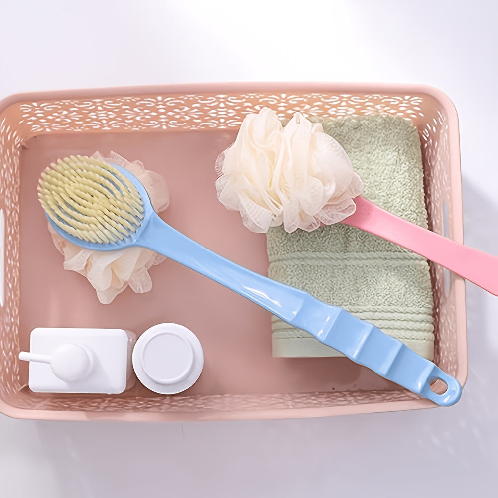 3pcs set household multi functional long handle bath brush