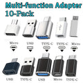 10pcs usb type c micro interface multifunctional adapter