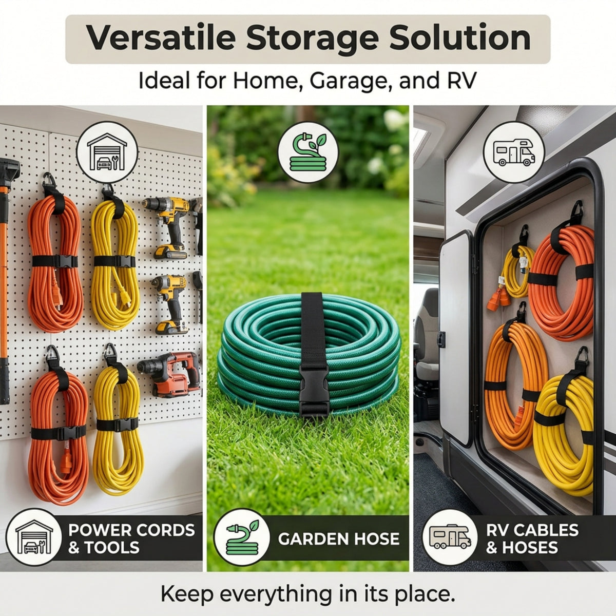 2pcs set bossfr adjustable garden soft straps heavy duty