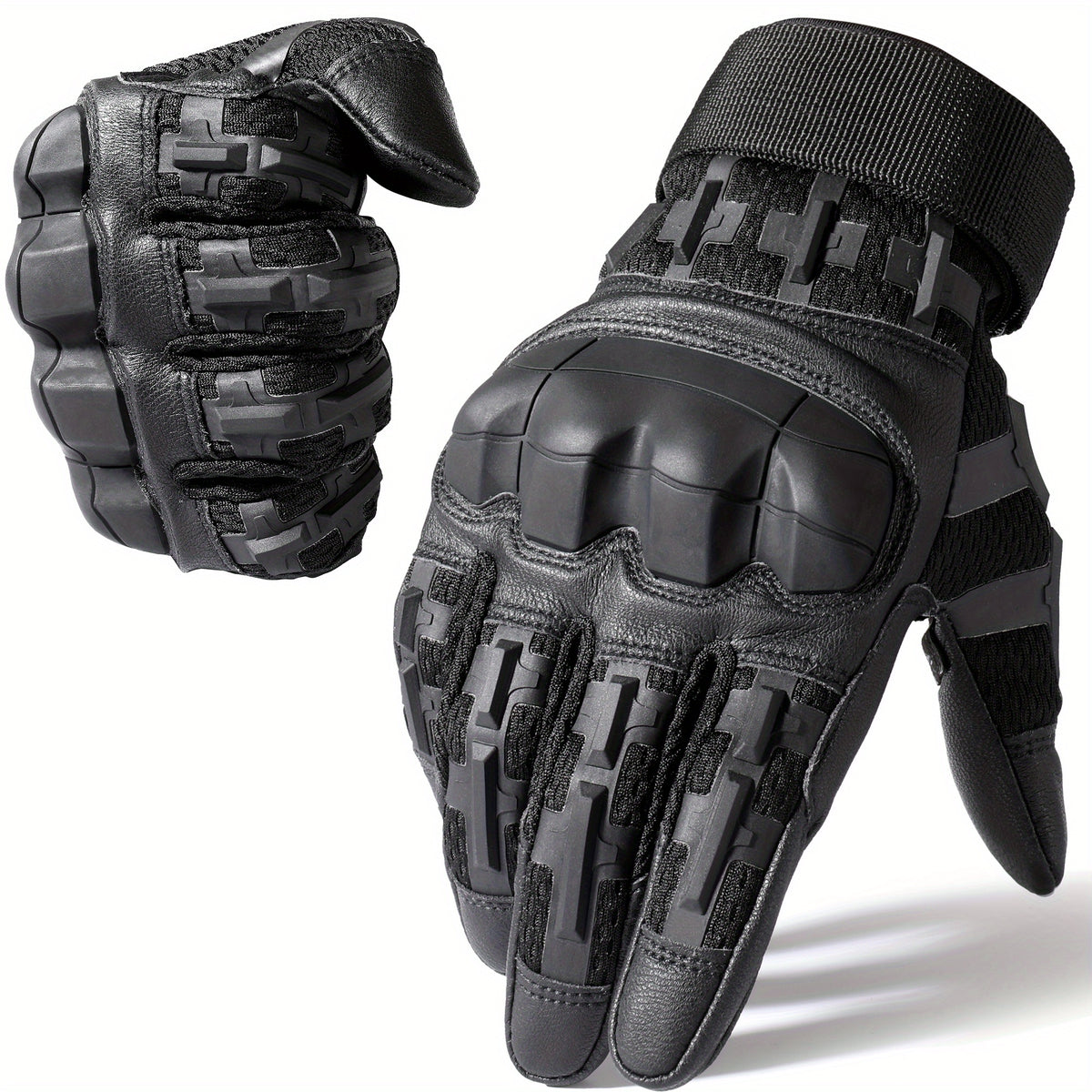 mens hard shell protective gloves