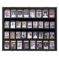 36 graded sports card display frame baseball card display