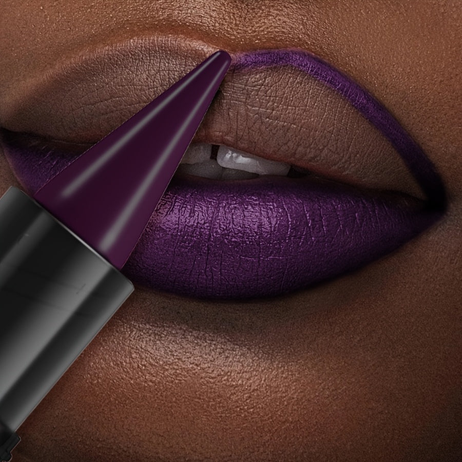 long lasting purple lipstick high pigmentation color