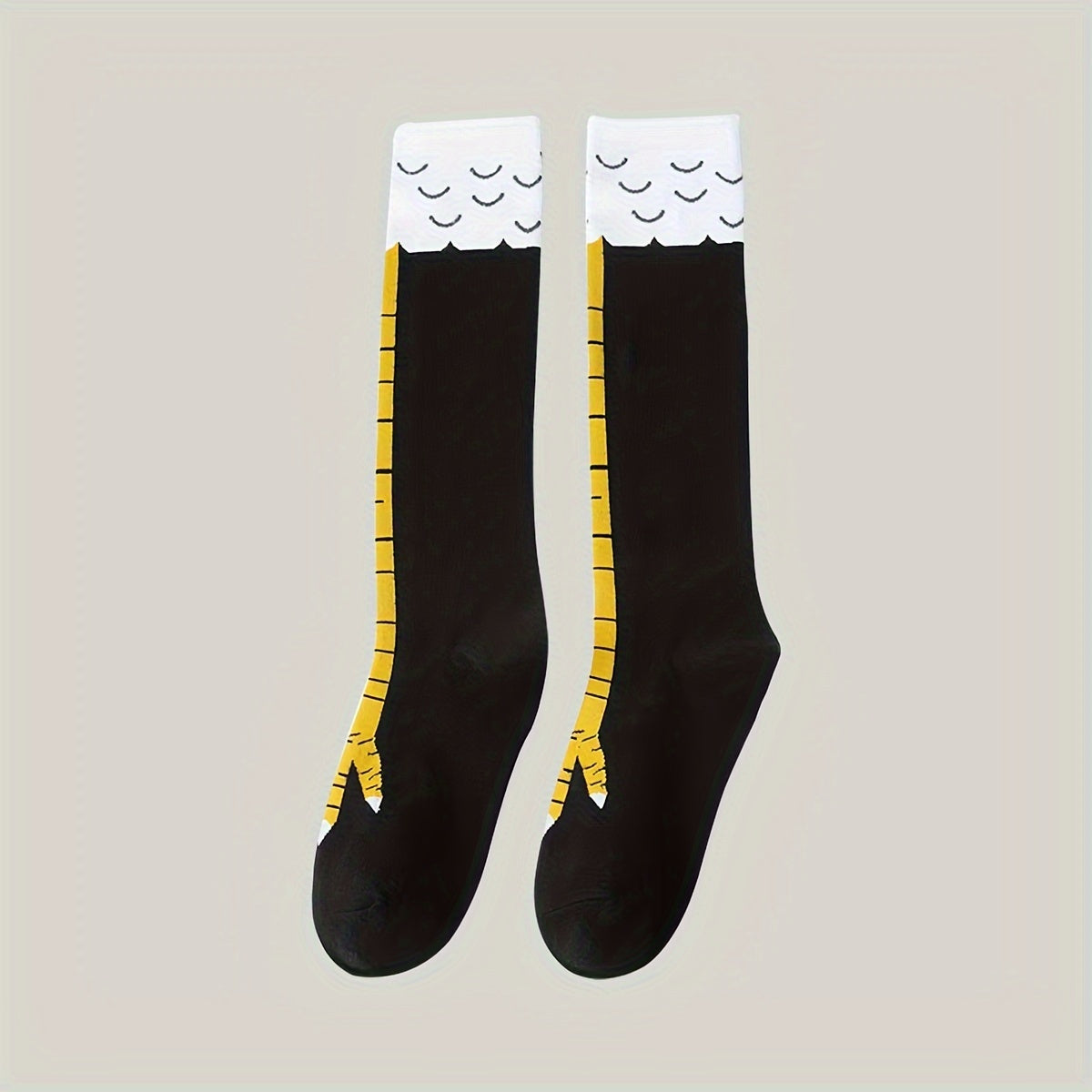 1 2 pack womens plus size   socks quirky chicken