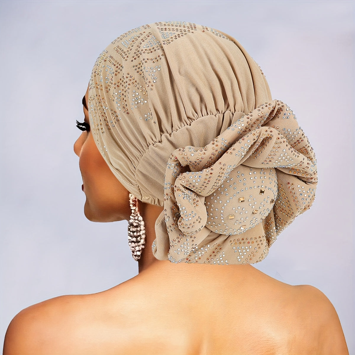 womens handmade embellished breathable headband hat