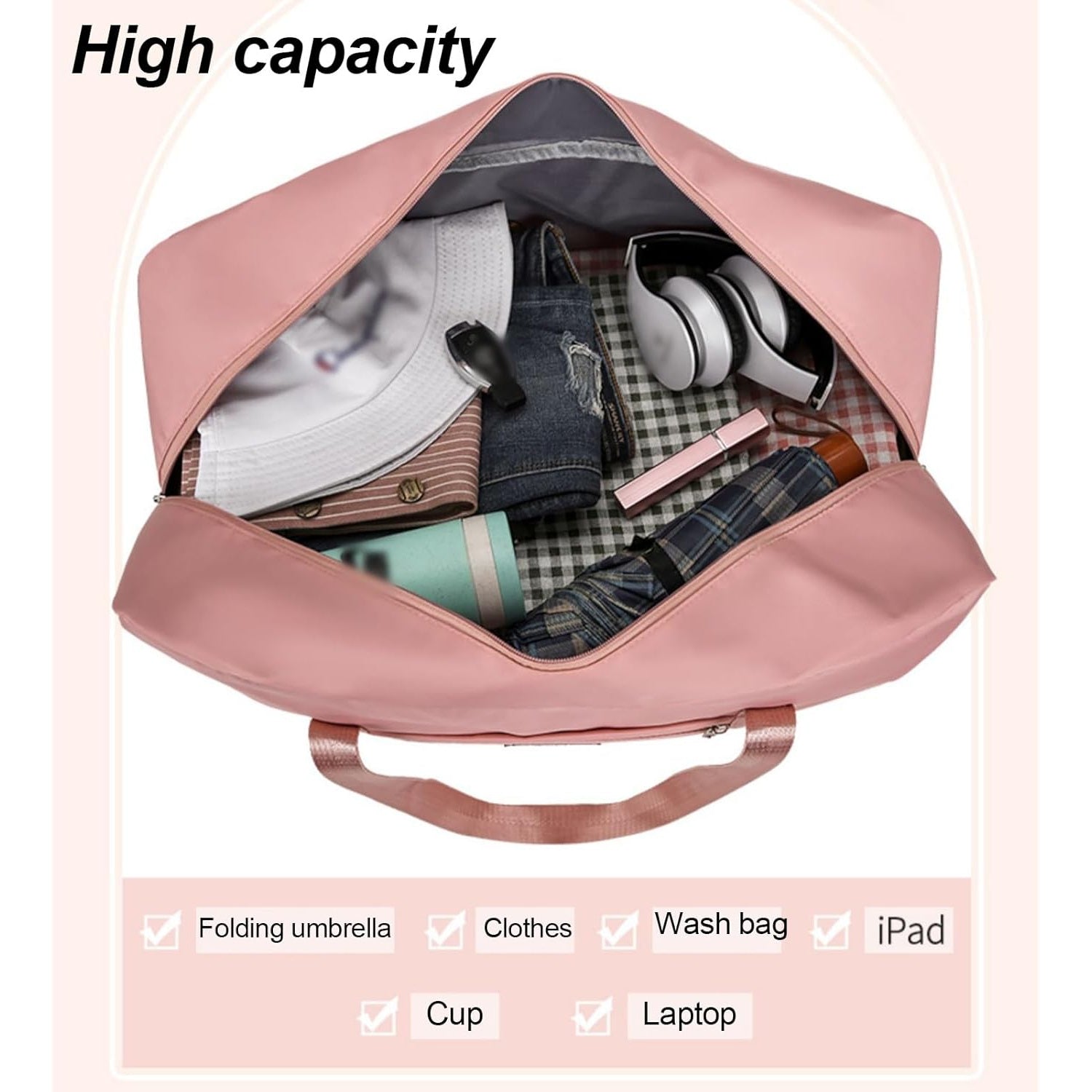 heavy duty foldable storage bags durable carry handles