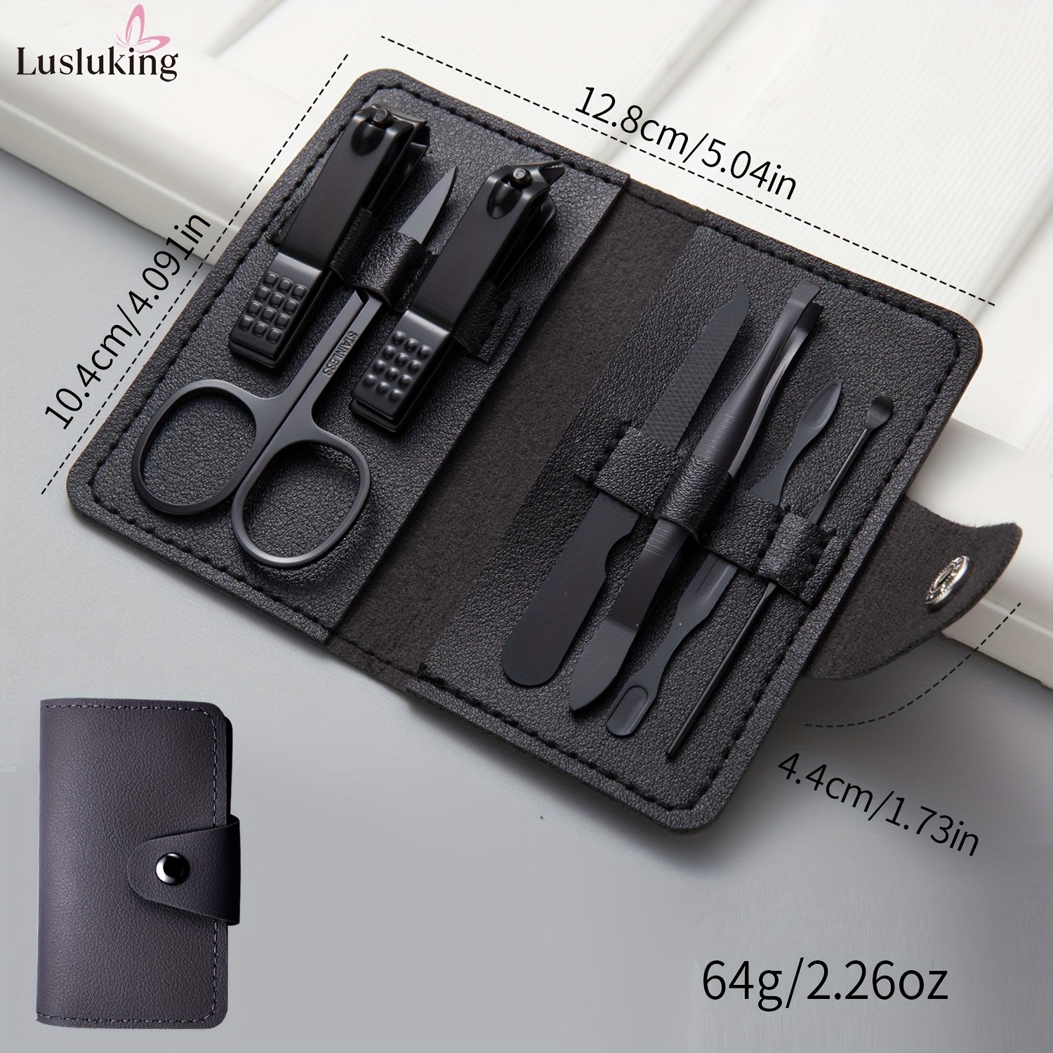 7pcs high quality stainless steel nail clipper set manicure