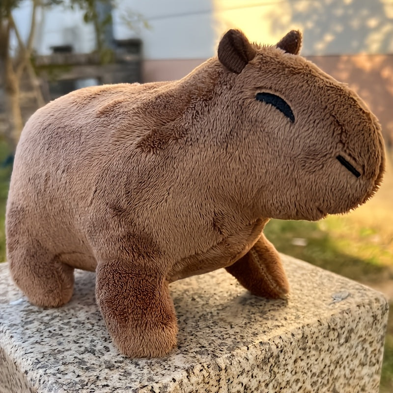 18cm 7 08inch mini cute capybara plush toy kawaii capybara
