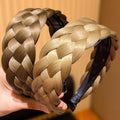 1pc multicolor thick braided womens headband gift women