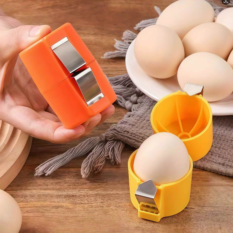 2pcs automatic eggshell peeler cracker random color high