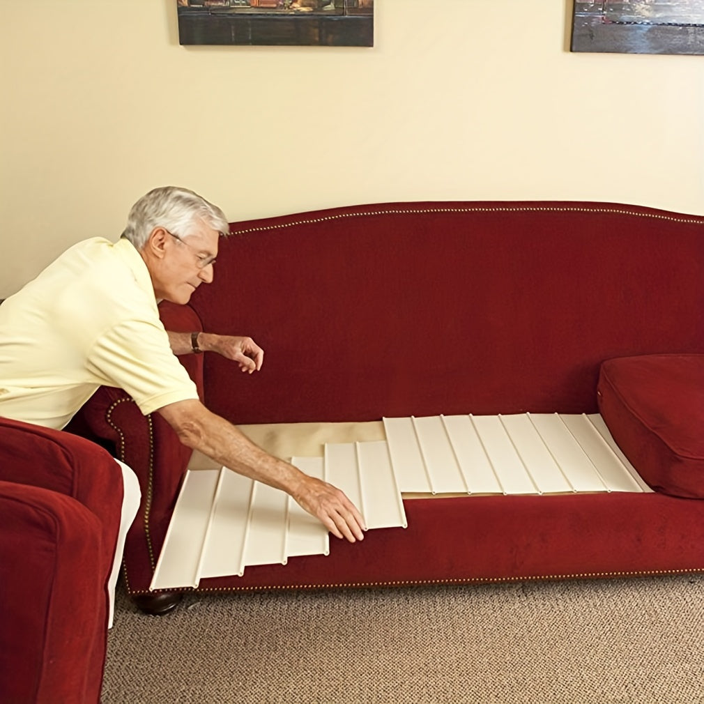 Furniture Fix Seat And Cushion Support, Furniture Lifter Sofa Booster, Sofa Support, Couch Saver Pad for Under Cushion Repair, Furniture Sofa Chair Seat Replacement Board 6 Interlocking Panels-Ideal for Extending Cushion Life & Preventing Sagging