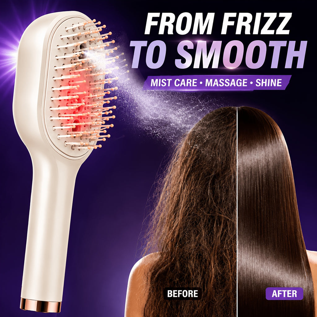 portable usb rechargeable electric scalp massager comb