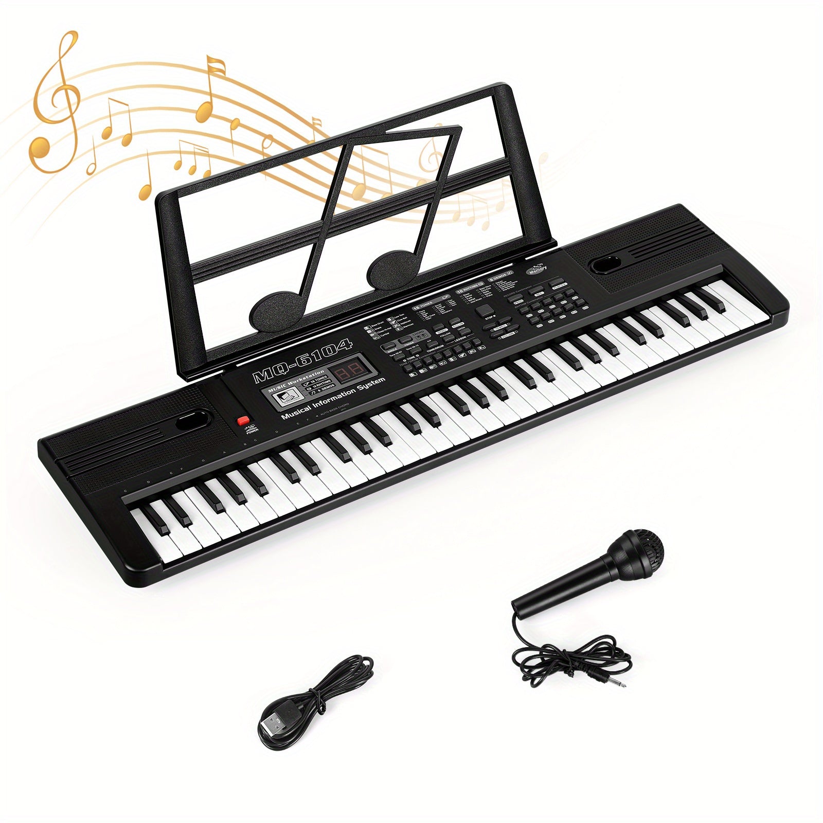 beginners keyboard 25 5 61 key keyboard built in speakers