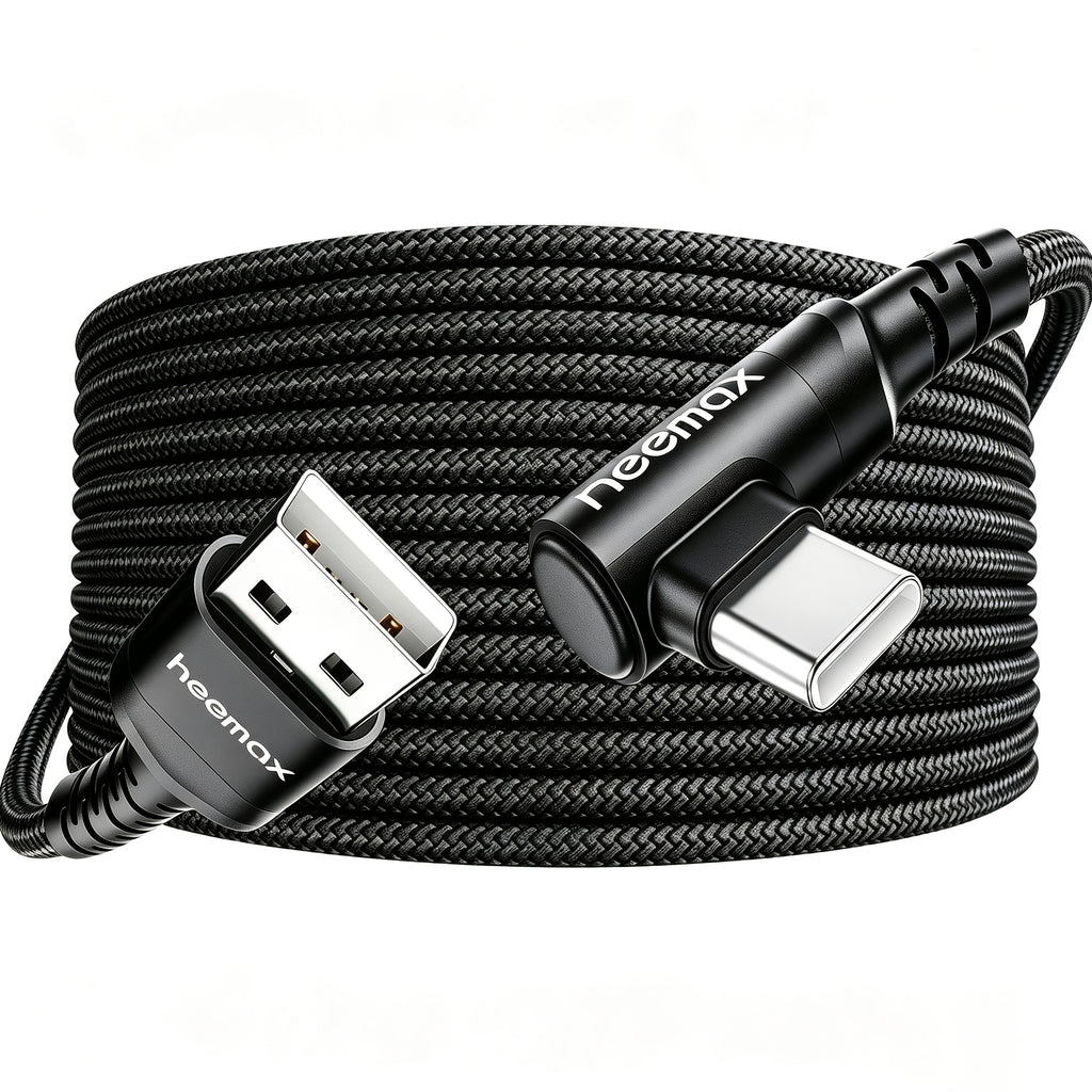 90 degree usb c charging cable 3a fast charging right angle