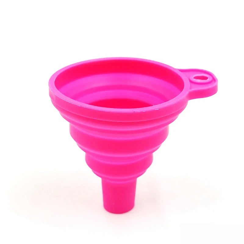 random color 2pcs universal liquid funnel car engines car
