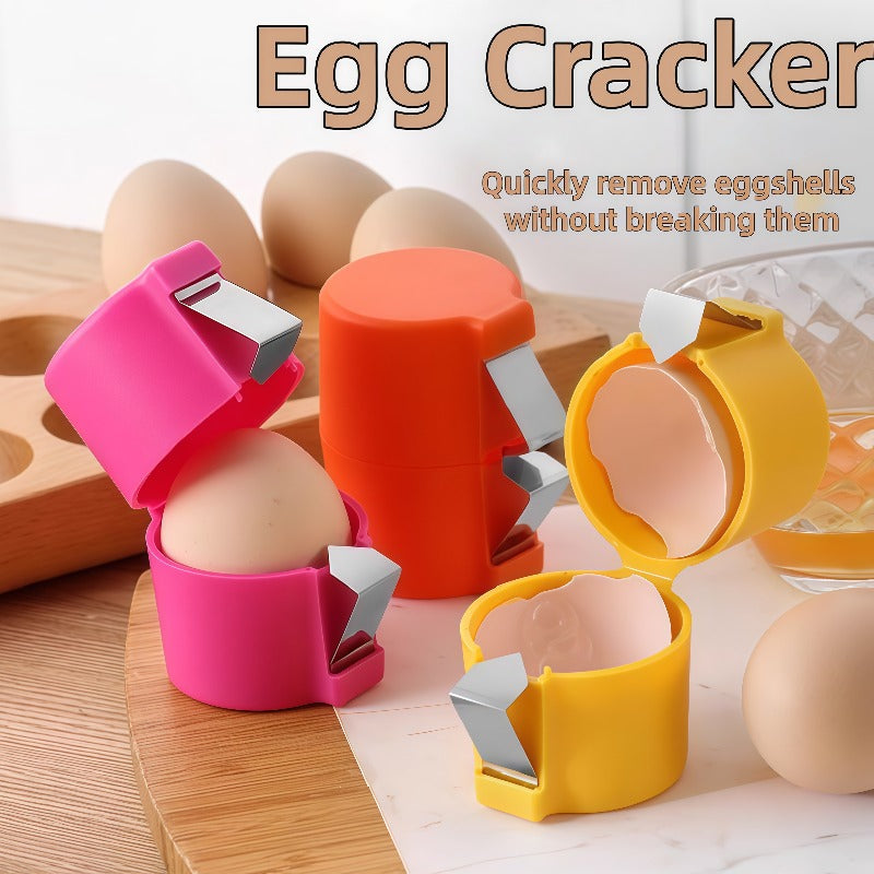 2pcs automatic eggshell peeler cracker random color high